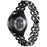 For Samsung Galaxy Watch FE 40mm Alloy Band Gourd Design Bling Watch Strap Replacement Bracelet - Black - 1