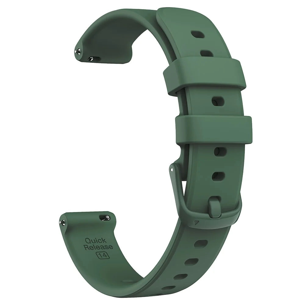 KALEBOL For Garmin Lily 2 Silicone Watch Strap Wrist Band Replacement - Midnight Green - 2