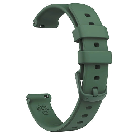 KALEBOL For Garmin Lily 2 Silicone Watch Strap Wrist Band Replacement - Midnight Green - 2