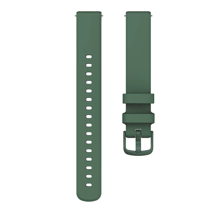 KALEBOL For Garmin Lily 2 Silicone Watch Strap Wrist Band Replacement - Midnight Green - 3