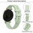 KALEBOL For Garmin Lily 2 Silicone Watch Strap Wrist Band Replacement - Midnight Green - 5
