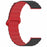 For Garmin Vivoactive 5 Magnetic Silicone Watch Band 20mm Adjustable Replacement Strap - Black+Red - 1