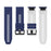 For Garmin Fenix 7X Quickfit 26mm Carbon Fiber Texture Watch Strap Adjustable Silicone Band - Sapphire+White - 4