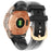 For Garmin Fenix 7S Quickfit 20mm Transparent Design Watch Strap Adjustable Silicone Band - Black - 1