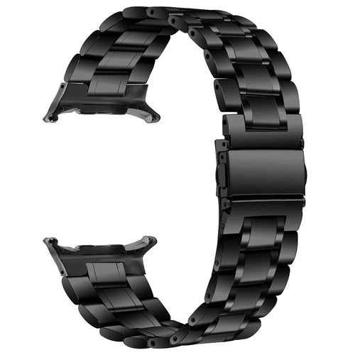 For Samsung Galaxy Watch Ultra2 47mm / Watch Ultra (2025) 47mm / Watch Ultra 47mm Metal Watch Band Stainless Steel 5-Bead Strap - Black - 1