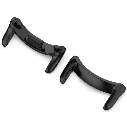 1 Pair for Xiaomi Smart Band 9 / 9 NFC / 8 / 8 NFC Watch Strap Connector 14mm Stainless Steel Adapter - Black - 1