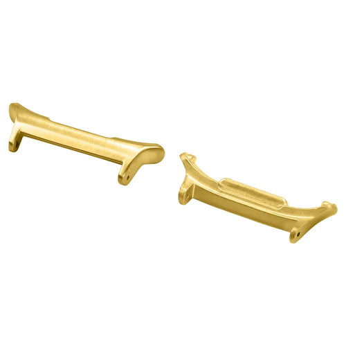 1 Pair Watch Band Adapter for Samsung Galaxy Watch Ultra 47mm Stainless Steel Connector - Gold - 1