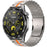 For Huawei Watch GT 4 46mm / Watch 4 / 4 Pro / GT / Samsung Galaxy Watch3 45mm Titanium Alloy Strap 22mm Safety Buckle Watch Band - Titanium+Orange - 2