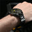 For Huawei Watch GT 4 46mm / Watch 4 / 4 Pro / GT / Samsung Galaxy Watch3 45mm Titanium Alloy Strap 22mm Safety Buckle Watch Band - Titanium+Orange - 5