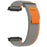 For Xiaomi Watch H1 Nylon Watch Band Adjustable Loop Fastener Strap - Orange+Grey - 1