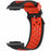 For Xiaomi Watch H1 Soft Silicone Adjustable Watch Strap Breathable Watchband - Black+Red - 1