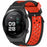 For Xiaomi Watch H1 Soft Silicone Adjustable Watch Strap Breathable Watchband - Black+Red - 2