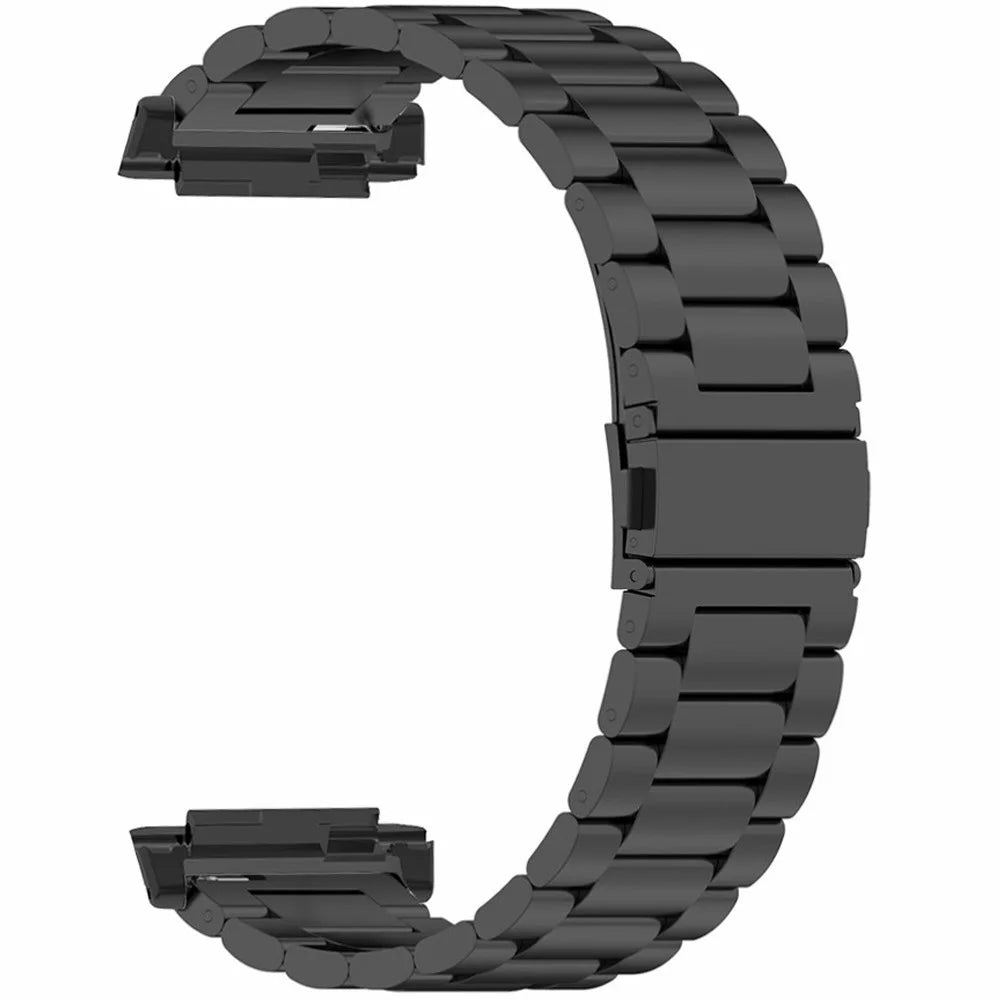 For Xiaomi Watch H1 Solid Stainless Steel Watch Strap Replacement Band - Black - 1