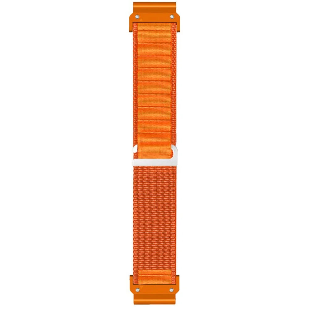 For Garmin Fenix 7X Pro 51mm / 7X Watch Band 26mm Quick Release C Buckle Nylon Watch Strap - Orange - 2
