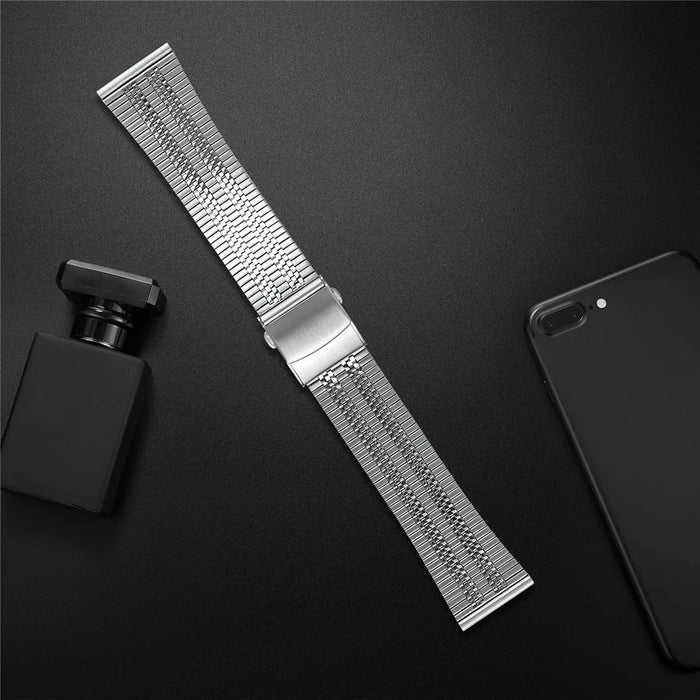 For Huawei Watch GT 2e Stainless Steel Band Replacement Watch Strap, Black - 3