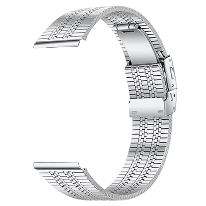 For Honor MagicWatch 2 46mm Replacement Band Stainless Steel Watch Strap, Silver - 1