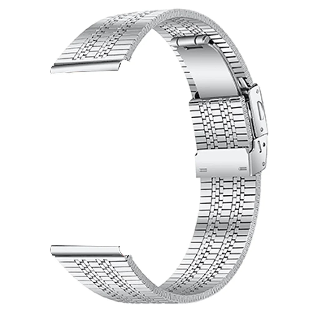 For Huawei Watch GT 2 46mm Replacement Band Stainless Steel Watch Strap - Silver - 1