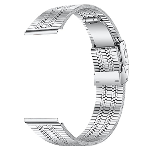 For Huawei Watch GT 42mm / 46mm Stainless Steel Band Replacement Watch Strap, Silver - 1