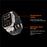 For Apple Watch Series 11 10 42mm / 9 8 7 41mm / SE3 SE2 SE 6 5 4 40mm / 3 2 1 38mm Rhinestone Silicone Rubber Strap - Black - 4