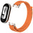 For Xiaomi Smart Band 9 / 8 Watch Strap Nylon Loop Adjustable Wrist Band - Orange - 2