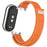 For Xiaomi Smart Band 9 / 8 Watch Strap Nylon Loop Adjustable Wrist Band - Orange - 3