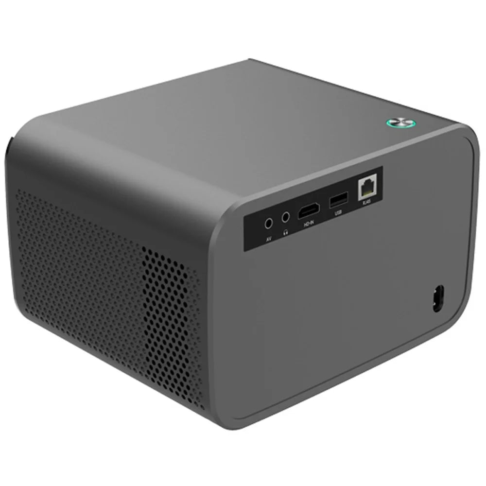 P20 Portable HD 1080P Android 13 WiFi6 Bluetooth-compatible Projector Auto Focus 4K Home Theater, 1+8G - US Plug - 2