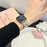 For Apple Watch Ultra 3 2 1 49mm / Series 11 10 46mm / 9 8 7 45mm / SE3 SE2 SE 6 5 4 44mm / 3 2 1 42mm Epoxy Heart Pattern Metal Strap - Starlight - 5