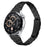 For Haylou Solar LS05 Ultra-Thin Stainless Steel Band Lines Design Smartwatch Strap - Black - 3