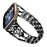 Stainless Steel Starfish Shape Rhinestone Decor Watch Strap Replacement for Fitbit Versa 3/Sense - Black - 3