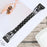 Stainless Steel Starfish Shape Rhinestone Decor Watch Strap Replacement for Fitbit Versa 3/Sense - Black - 5