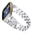 Stainless Steel Rhinestone Decor Watch Strap Replacement for Fitbit Versa 3/Sense - 2