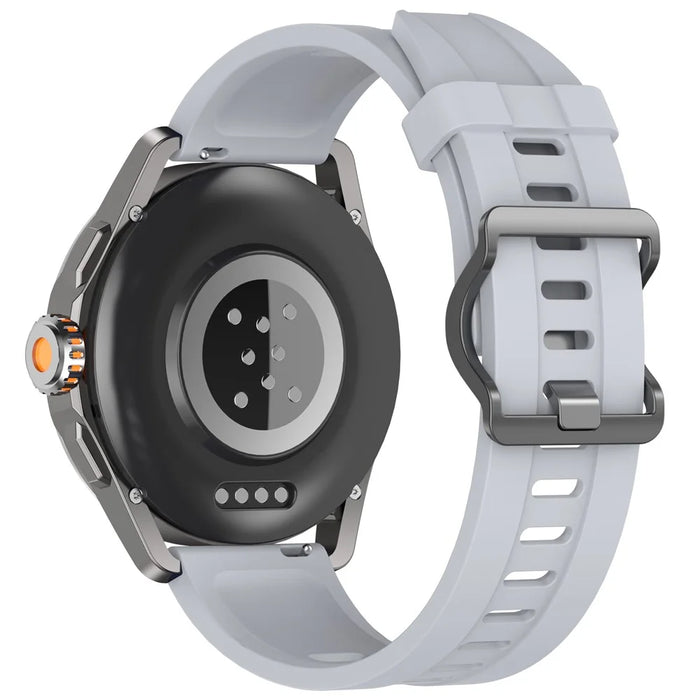 For Xiaomi Watch S4 Sport Silicone Watch Strap 22mm Adjustable Wrist Band - Grey - 1
