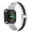 Three Bead Buckle Stainless Steel Chain for Fitbit Versa/Versa 2 Watchband Replacement - Black - 1
