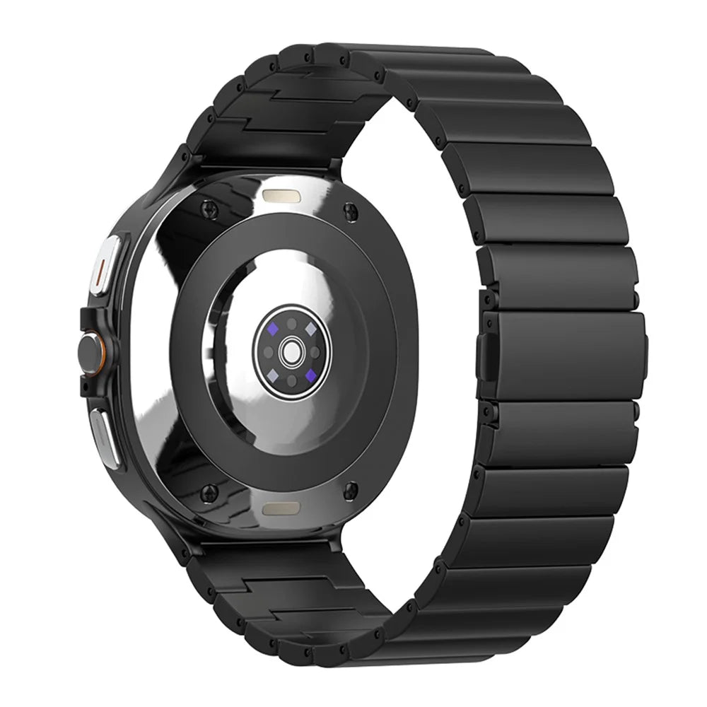 Wristband for Samsung Galaxy Watch Ultra2 47mm / Watch Ultra (2025) 47mm / Watch Ultra 47mm Replacement Titanium Watch Strap - Black - 1