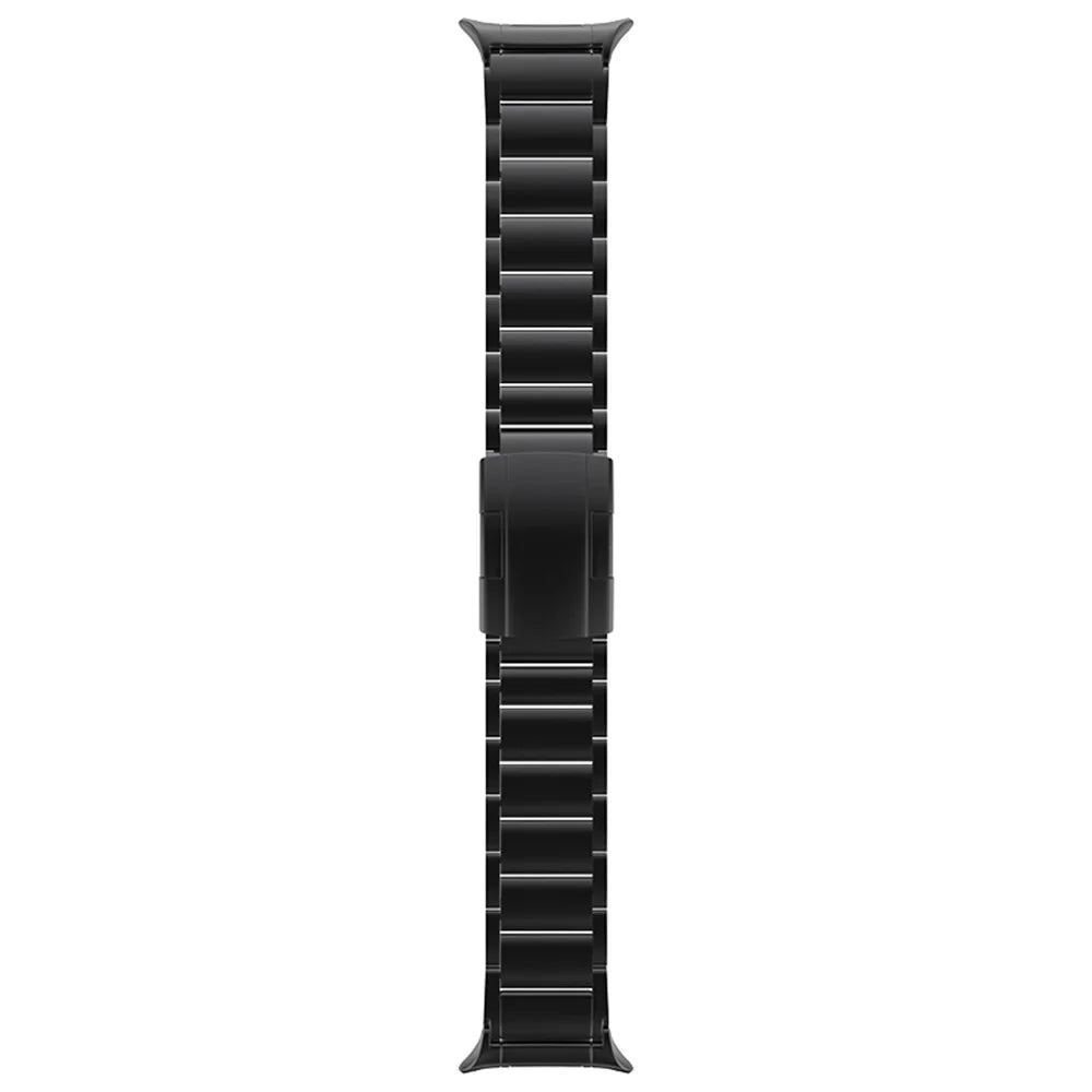 Titanium Steel Band for Samsung Galaxy Watch Ultra2 47mm / Watch Ultra (2025) 47mm / Watch Ultra 47mm Replacement 3-bead Watch Strap - Black - 3