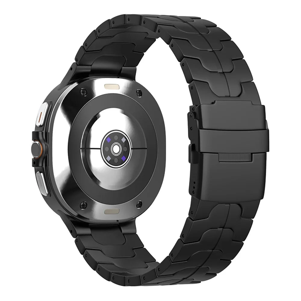 For Samsung Galaxy Watch Ultra2 47mm / Watch Ultra (2025) 47mm / Watch Ultra 47mm Titanium Watch Strap Replacement Wristband - Black - 1