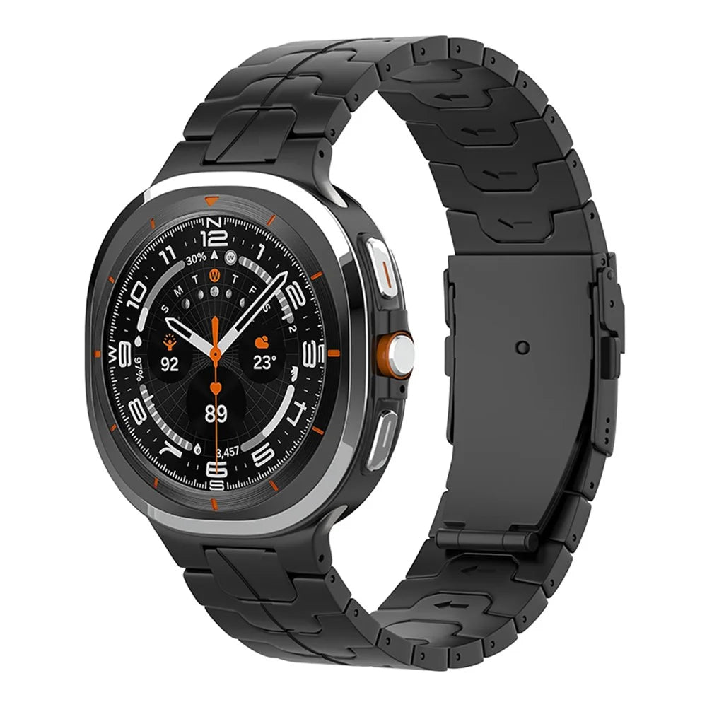 For Samsung Galaxy Watch Ultra2 47mm / Watch Ultra (2025) 47mm / Watch Ultra 47mm Titanium Watch Strap Replacement Wristband - Black - 2