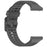 For Coros Pace 3 Liquid Silicone Watch Band Adjustable Wrist Strap - Dark Grey - 3
