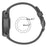 For Coros Pace 3 Liquid Silicone Watch Band Adjustable Wrist Strap - Dark Grey - 5