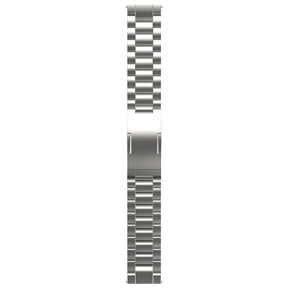 For Huawei Watch GT 4 46mm / GT 3 46mm / GT 2 46mm Titanium Alloy Watch Band 22mm 3-Bead Strap - Titanium - 3