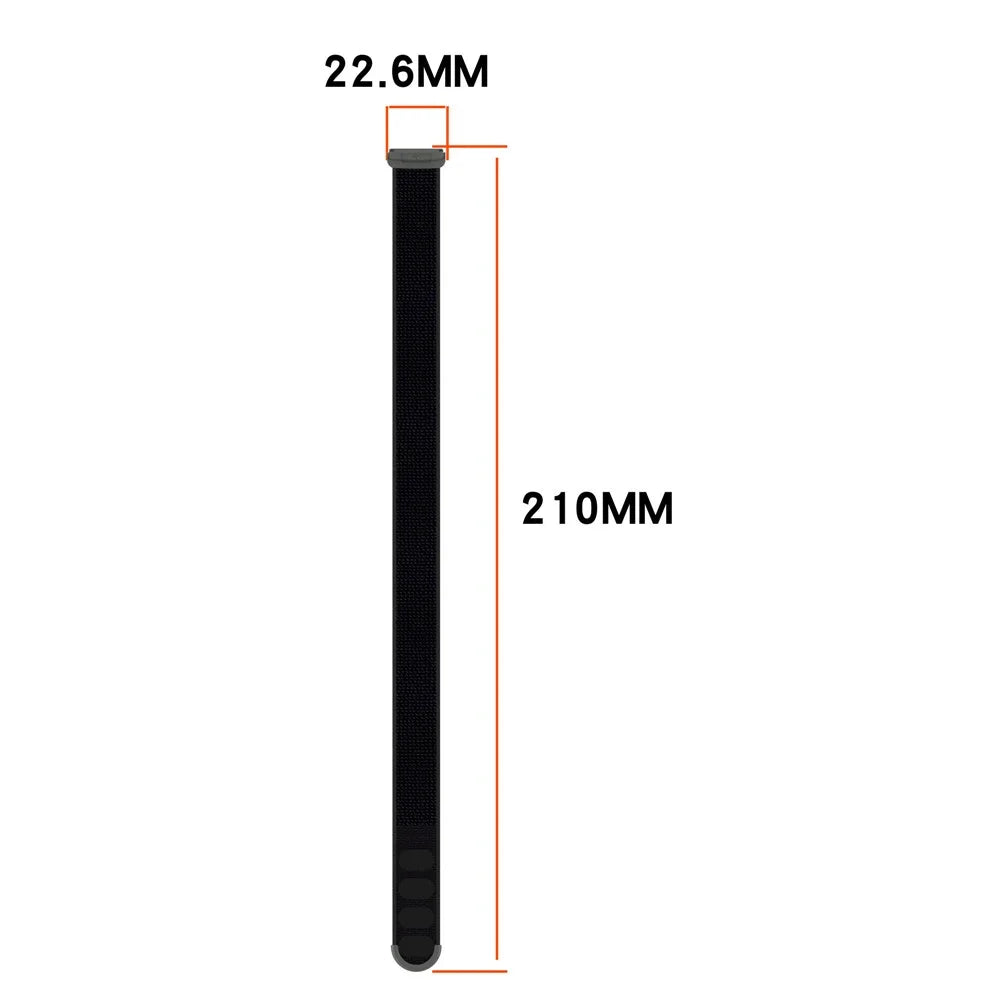 For Fitbit Ace LTE Children Watch Watchband Round Tail Braided Nylon Wrist Strap - Black - 7