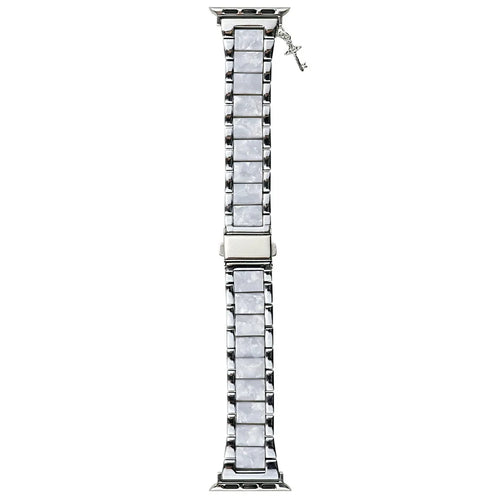 3-bead Strap for Apple Watch Ultra 3 2 1 49mm / Series 11 10 46mm / 9 8 7 45mm / SE3 SE2 SE 6 5 4 44mm / 3 2 1 42mm - Silver Splicing - 1
