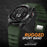 Silicone Strap for Garmin Fenix 7X Pro / Fenix 7X Quickfit 26mm Replacement Watch Band - Army Green - 3