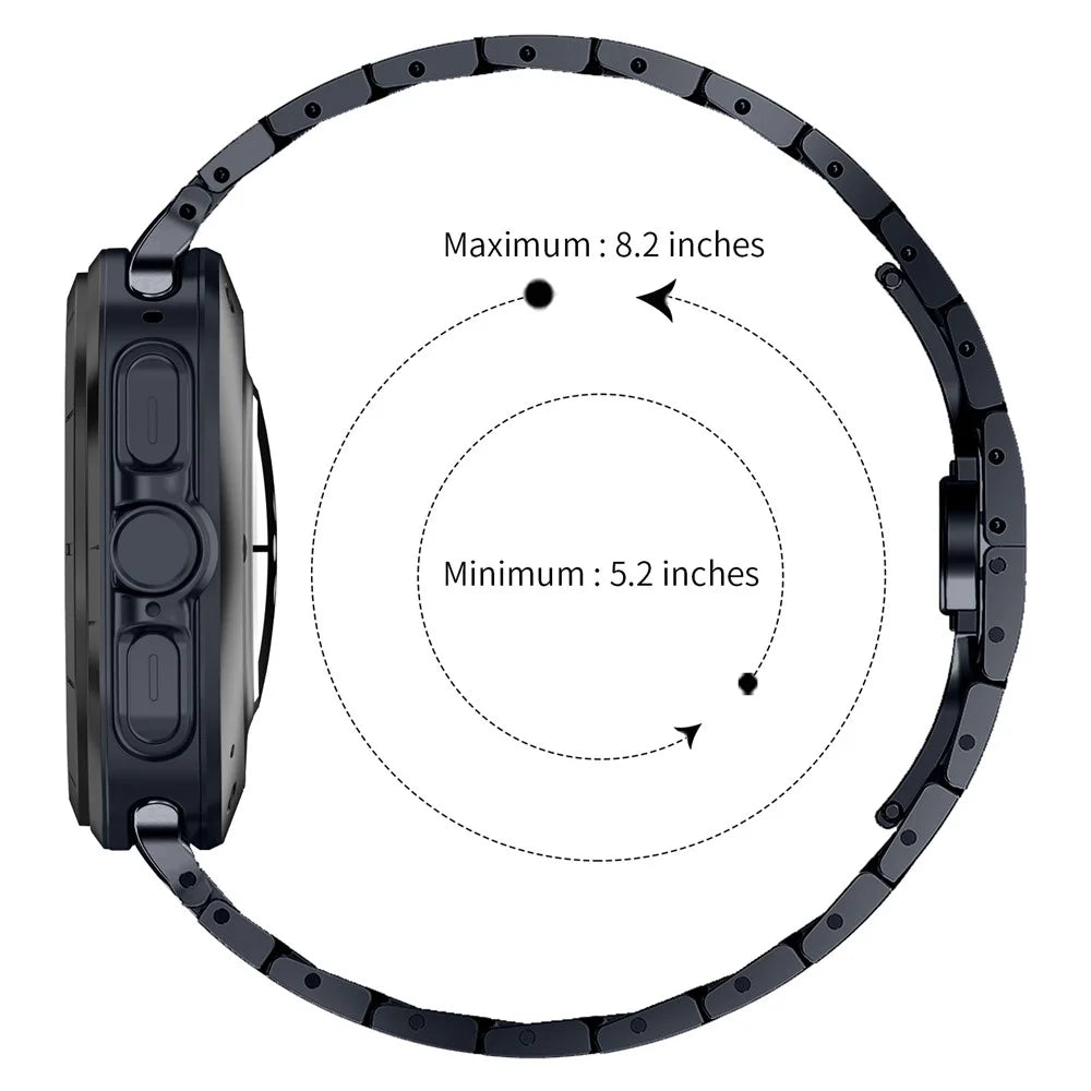 For Samsung Galaxy Watch Ultra2 47mm / Watch Ultra (2025) 47mm / Watch Ultra 47mm Replacement Strap Stainless Steel Smart Watch Band, Grey - 6