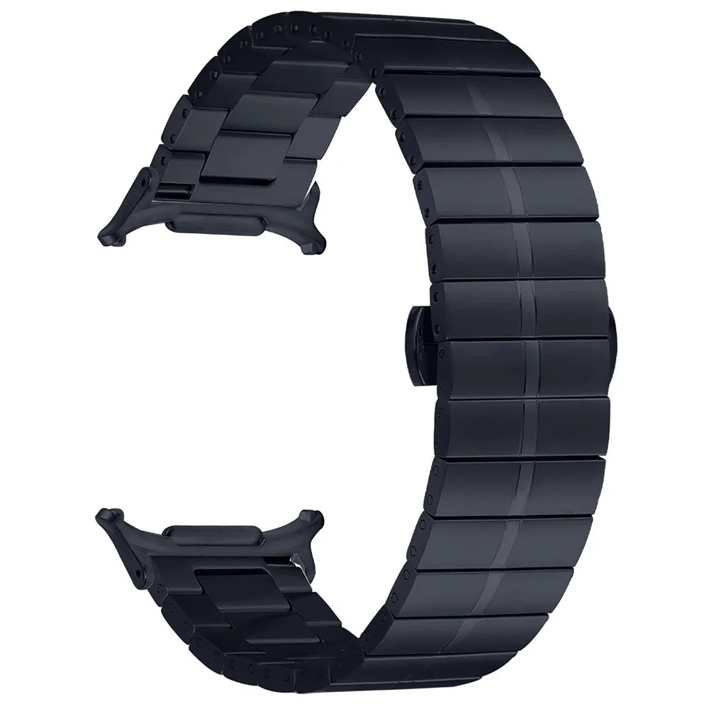 For Samsung Galaxy Watch Ultra2 47mm / Watch Ultra (2025) 47mm / Watch Ultra 47mm Watch Band Stainless Steel Butterfly Buckle Strap - 1