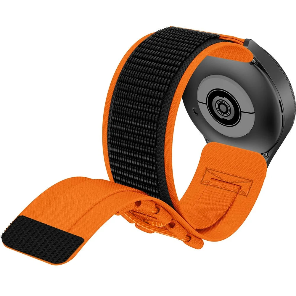 Universal 22mm Strap for Samsung Galaxy Watch3 45mm / Galaxy Watch 46mm / Huawei Watch Ultimate Design Nylon Watch Band - Orange - 4