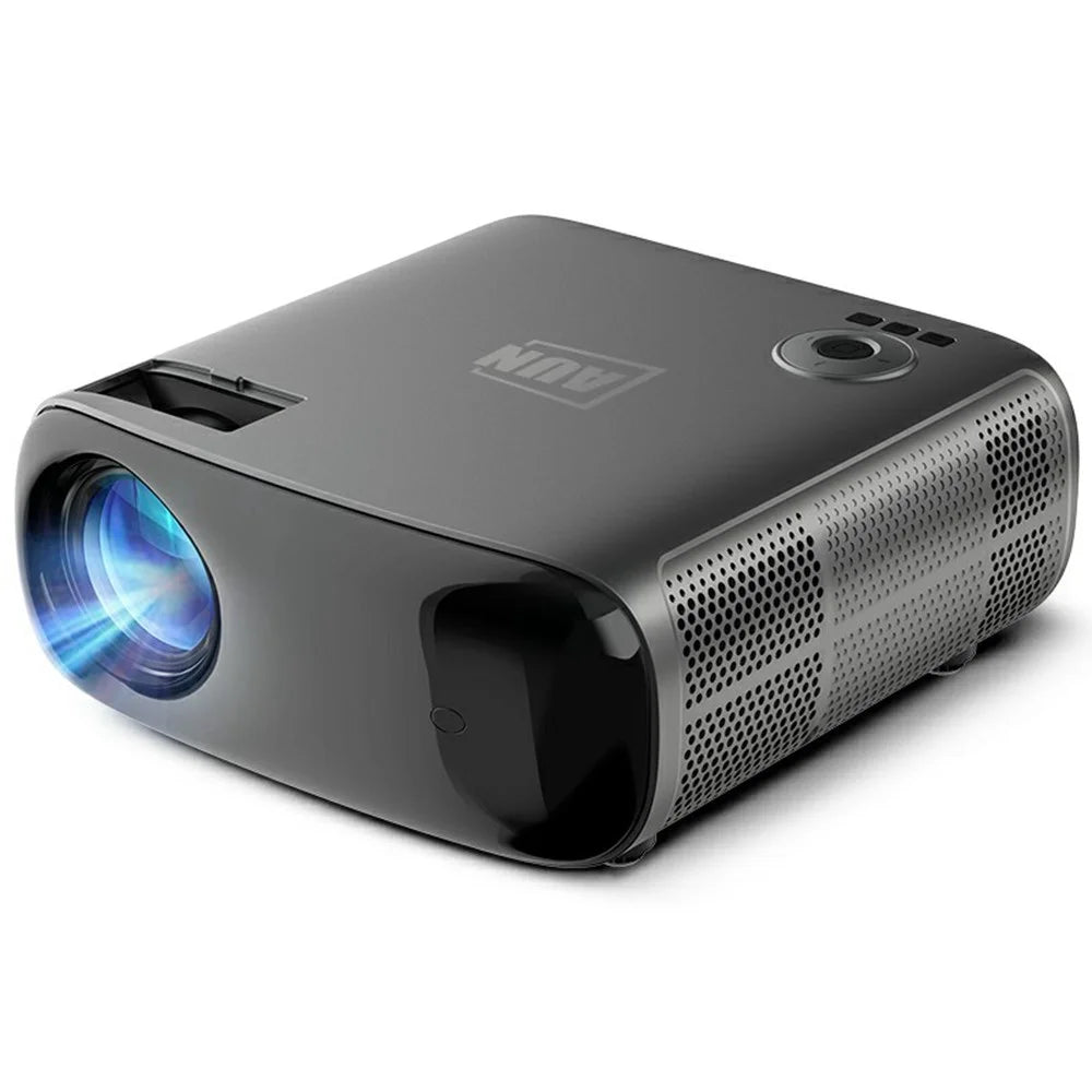 AUN AKEY9S 1080P 4K Projector 2.4G  /  5G WIFI Bluetooth-compatible Projector 1+8GB 1000 ANSI 3D LED Home Theater - US Plug - 1