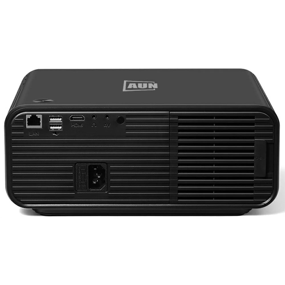 AUN U001 1080P 4K Projector Android 11 2+16GB Projector 3D LED Home Theater Support Zoom - US Plug - 2