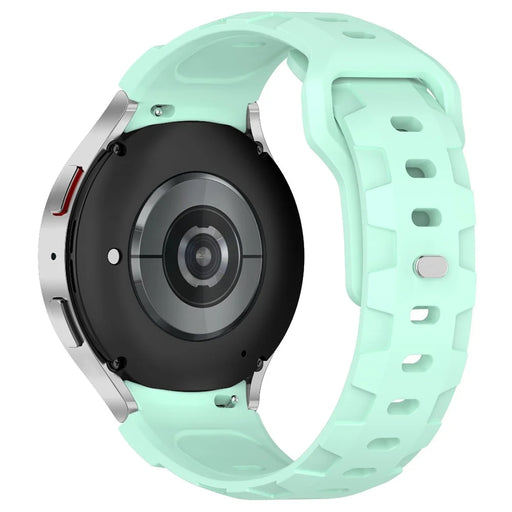 KALEBOL Silicone Band for Samsung Galaxy Watch7 44mm / 40mm Adjustable Watch Strap - Teal - 1