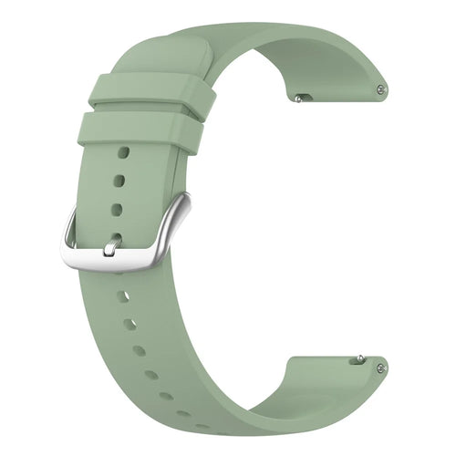 KALEBOL 22mm Silicone Strap for Huawei Watch 4 / 4 Pro / GT 4 46mm Round End Watch Band - Icy Lake Green - 1
